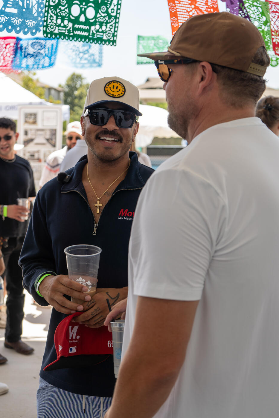 Movr event, raising a toast